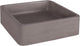 Differnz marba lavabo quadrato 40x40x12 cemento grigio chiaro