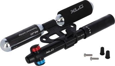 Xlc pu-m03 - combi co2 fietspomp - inclusief 2 patronen
