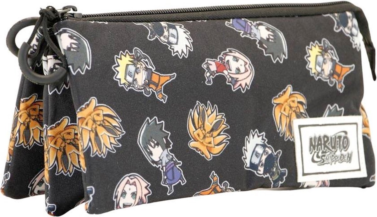 Astuccio triplo Naruto Shippuden Wind