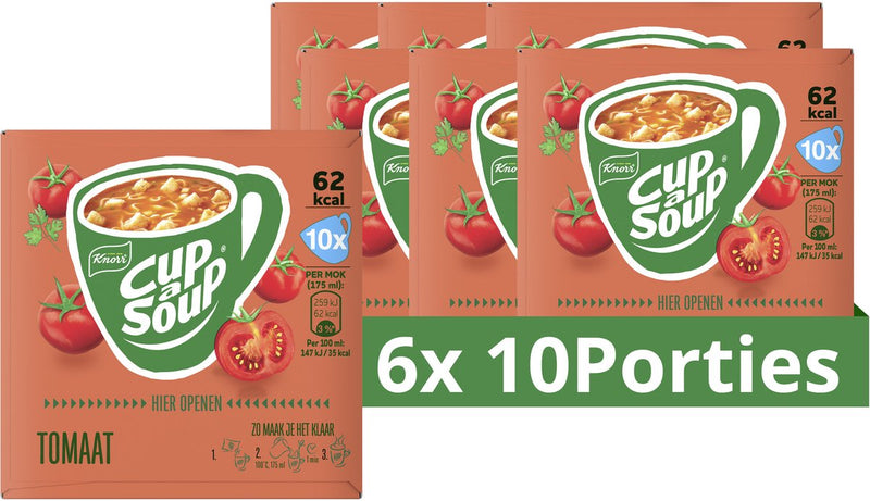 Knorr taza de sopa - tomate - sin potenciadores de sabor ni conservantes añadidos - 60 porciones