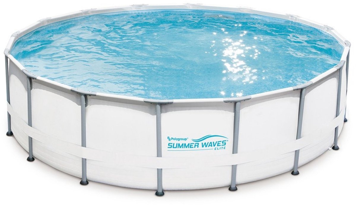 Onde estive piscina telaio d'élite 488 x 122 cm + pompa filtro a sabbia