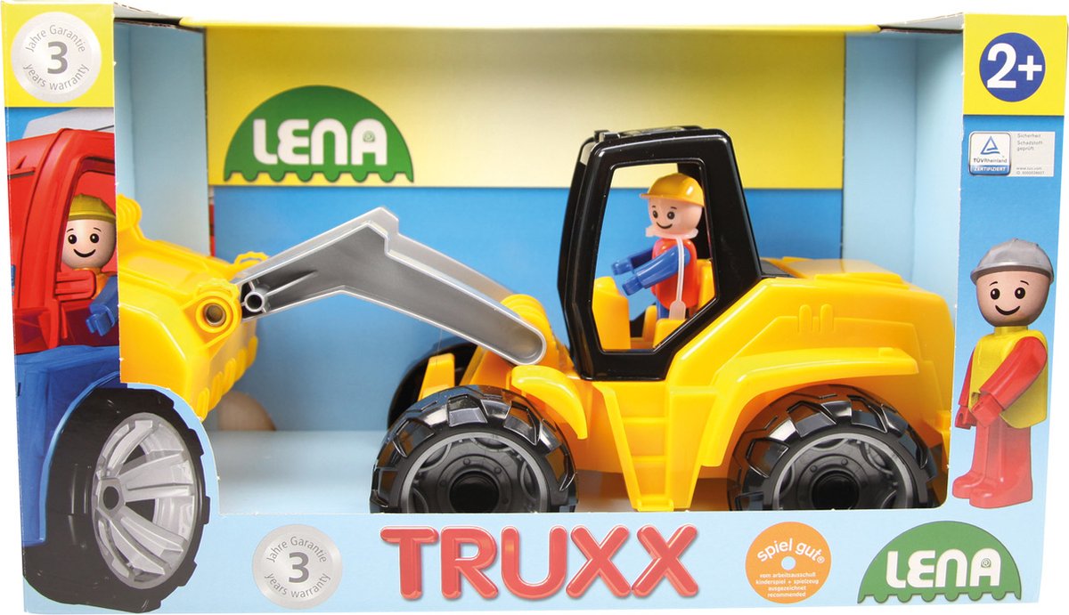 Lena bulldozer truxx boys 37 x 16 x 22 cm negro amarillo