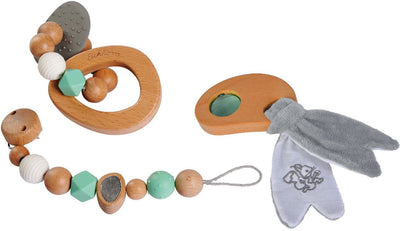 Eichhorn baby pure wooden gift set 3dlg.