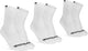 Gripgrab - lightweight sl 3pack performance zomer fietssokken 3 paar coolmax wielersport sokken regular cut - wit - unisex - maat m (41-44)