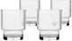 Bo-camp waterglas - brim - stapelbaar - 285 ml - 4 stuks