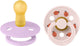 Ciuccio Bibs studio color - rotondo - 2 pezzi - 6-18 mesi - mix coccinella viola cielo