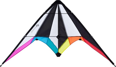 Aquilone acrobatico Dragon Fly - bise 115 - nero bianco rosa blu petrolio