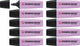 Stabilo boss pastelli originali - illuminante - blush lilla - scatola da 10 pezzi