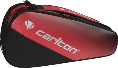Carlton - borsa per racchette team a 2 scomparti - nero giallo - borsa da badminton