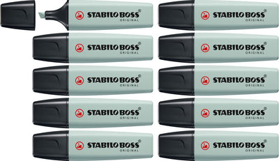 Stabilo boss original - markeerstift - naturecolors - aarde groen - doos 10 stuks
