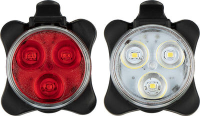 Get go led fietsverlichting set oplaadbaar - tri- led 45 -