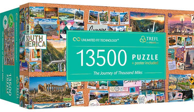 Trefl puzzle el viaje de las mil millas fsc mix 70% - 13500 piezas.