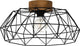 Eglo padstow - lampada da soffitto - E27 - ø 45,5 cm - marrone nero - Legno FSC