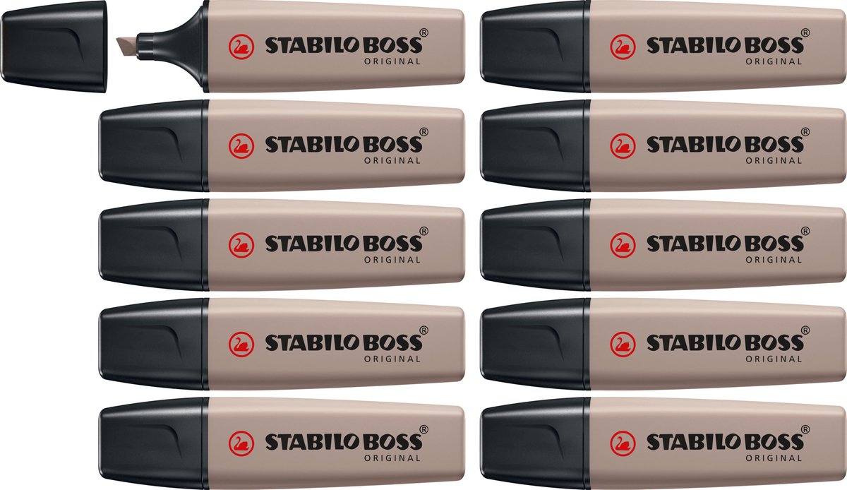 Stabilo boss original - highlighter - warm gray - box of 10 pieces