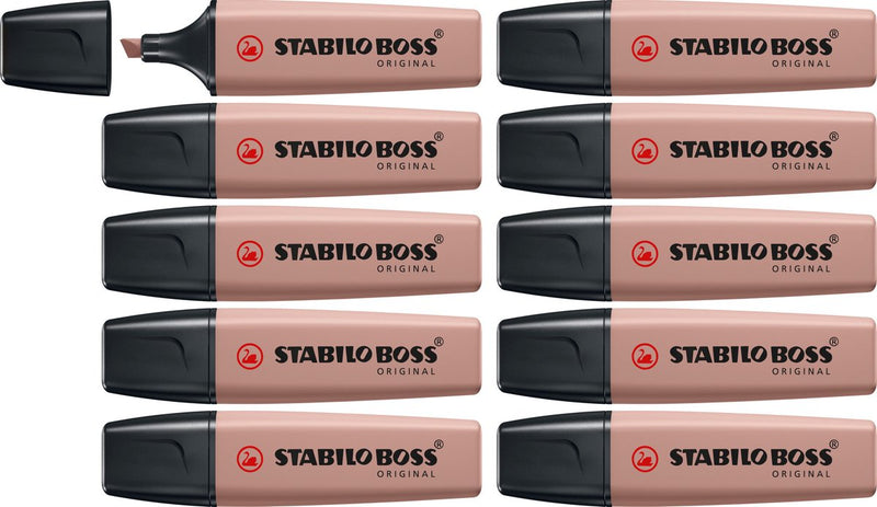 Stabilo boss original - resaltador - ámbar - caja de 10 piezas