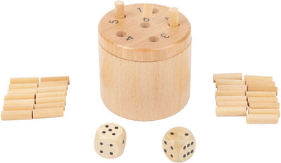 Juego de dados de pie pequeño súper seis dados