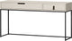 Woood silas sidetable - geborsteld grenen - dust - 74x140x40