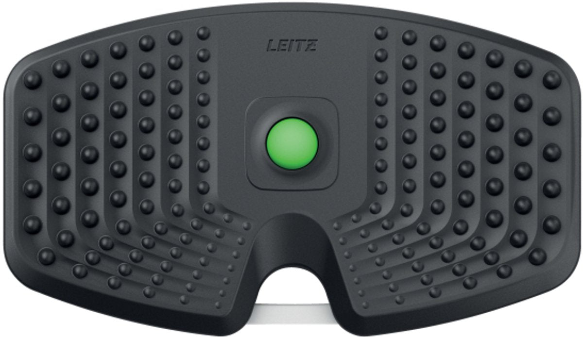 Tabla de equilibrio Leitz ergo active - tabla de equilibrio - tabla oscilante ergonómica - con bola de masaje - gris oscuro