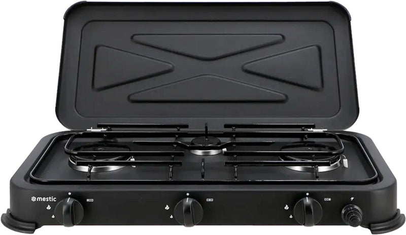 Estufa Mestic mgc-300 - 3 quemadores - 2x 2200 w, 1x 850 w - potencia máxima: 5250 w - estufa de camping