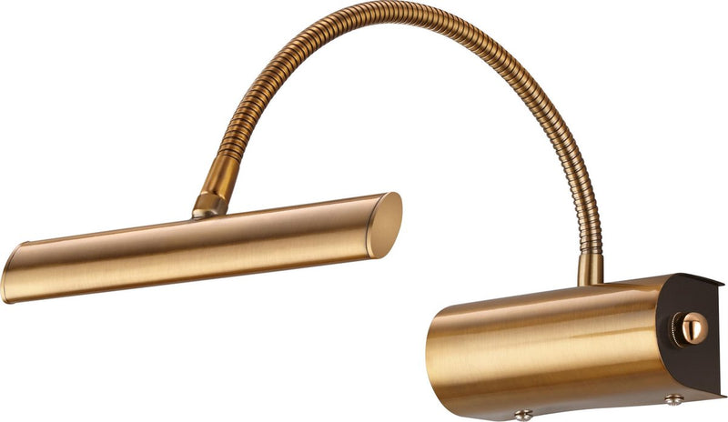 Trio curtis - lámpara de pared - bronce viejo - incl. 1x smd led 4w - regulable - flexible