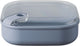 Omada - pull box portapranzo quadrato basso 1 litro - polipropilene - blu -