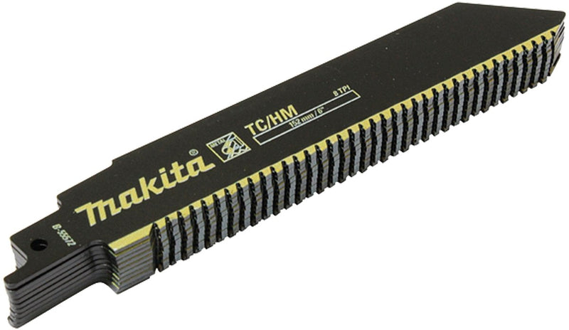 Makita 10x hoja de sierra alternativa tc 152 8t - b-55572-10