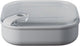 Omada - pull box portapranzo quadrato basso 1 litro - polipropilene - grigio -