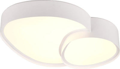 Trio rise - lampada da soffitto - oro nero - incl. 1x SMD 21w - dimmer integrato - funzione memoria - colore della luce regolabile