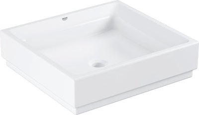 Lavabo in ceramica Grohe cube 50 - ceramica - 50 x 47 cm - rivestimento antibatterico - bianco