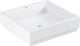 Lavabo in ceramica Grohe cube 50 - ceramica - 50 x 47 cm - rivestimento antibatterico - bianco