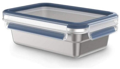 Tefal masterseal rvs - vershouddoos - 0,8l - rechthoekig - luchtdicht