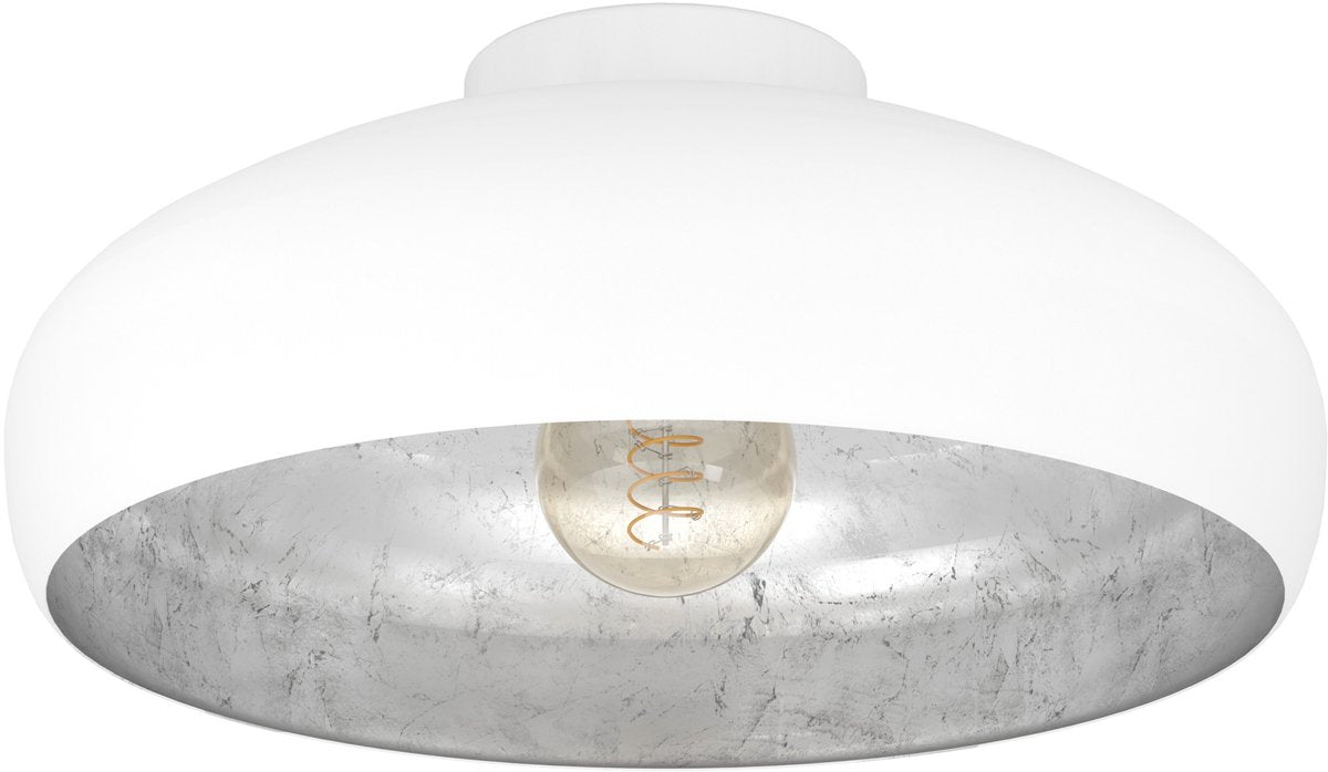 Eglo mogano plafondlamp - e27 - ø 40 cm - wit zilver