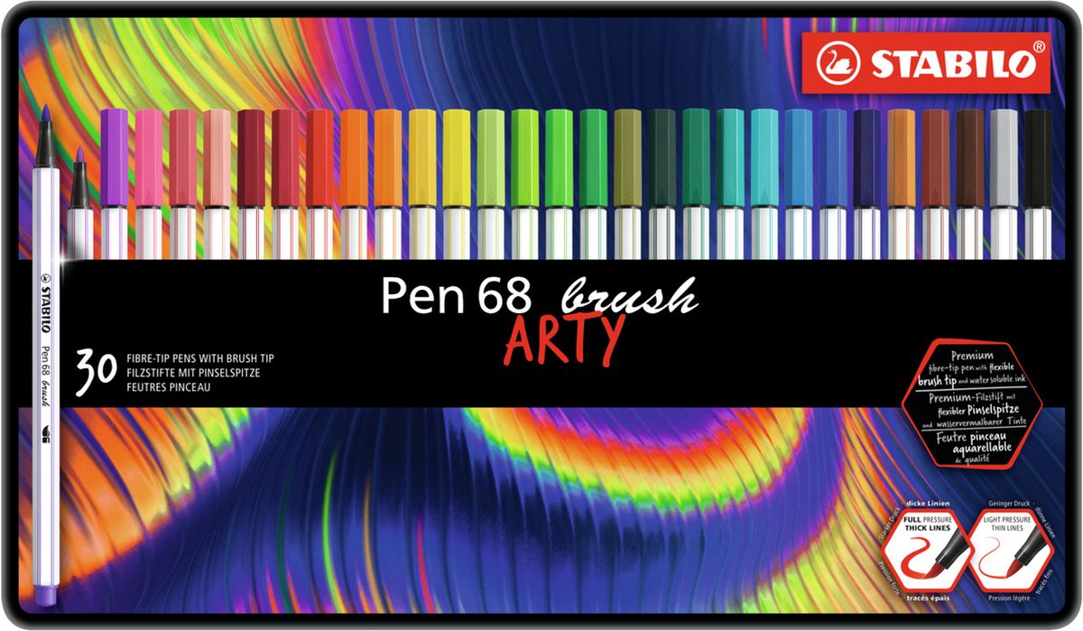 Penna Stabolo 68 Bannocchia di metallo artistico 30st.