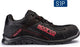 Sparco Practice Nigel - zapato de seguridad s1pl con parte superior transpirable - negro - talla - 44