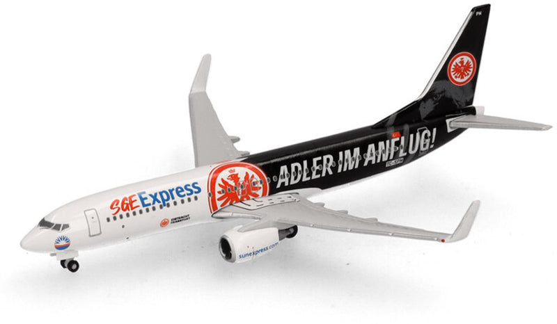 Herpa boeing 737-800 sun express eintracht francoforte - sge express