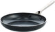 Kochstar night ceramic frying pan - 20cm - pfas-free - induction frying pan - induction pan - dishwasher safe - oven safe up to 200° C - ceramic non-stick coating - stainless steel handle - stainless steel edge - black