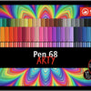 Stabilo Pen 68 Arty Metal Box -Tip Pens, 66º.