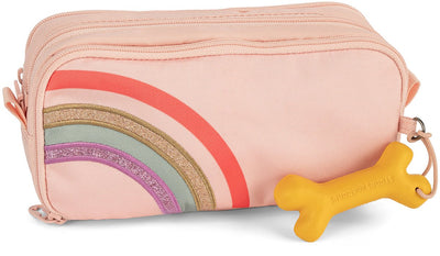 Stones and bones rowan 2.0 - etui - pennenzak voor kinderen - 3 vakken - rainbow - bloesem