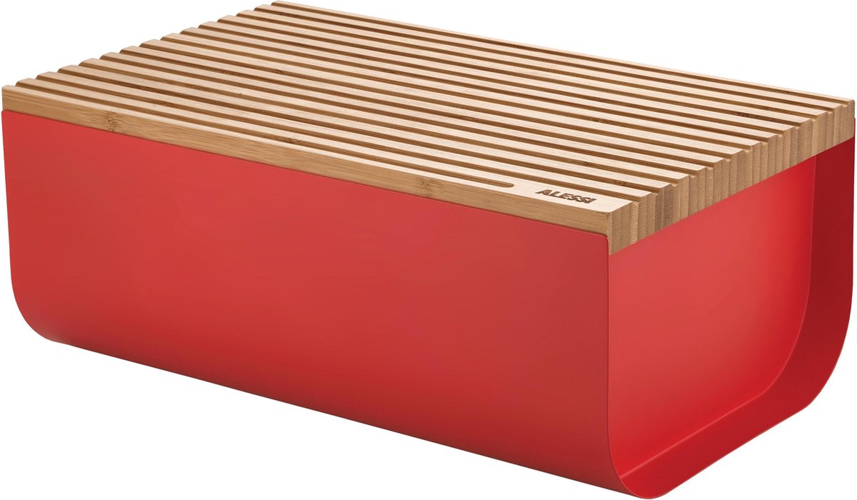 Panera Alessi con tabla de cortar mattina - rojo - bg03 r - de big-game