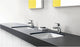 Hansgrohe Washbasin Mezcla Logis de toque Manijas individuales 70 Coolstart con desechos migratorios