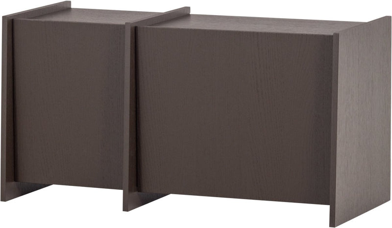 Woood brock tv meubel 102 cm - essen fineer - middenbruin - 53x102x44