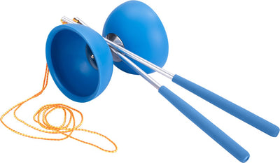 Bastoncini in metallo e gomma per diabolo Angeltoys (blu)