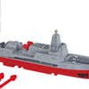 Buque naval de control de misión con función de disparo, 24 cm