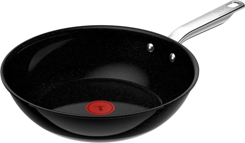 Tefal experience ceram - sartén wok de cerámica - ø28 cm - núcleo de fusión - sin pfas - apta para inducción - apta para uso con espátulas metálicas