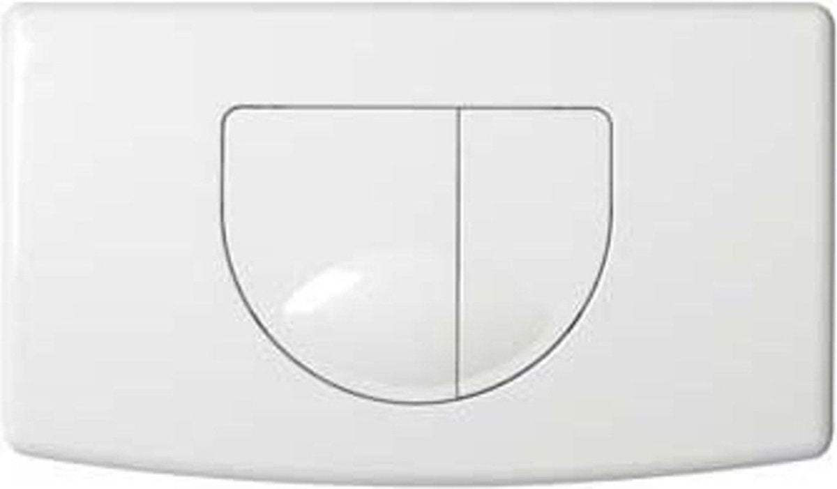 Panel de control principal Plieger - panel de control de inodoro - 2 botones - panel de control blanco