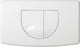 Panel de control principal Plieger - panel de control de inodoro - 2 botones - panel de control blanco