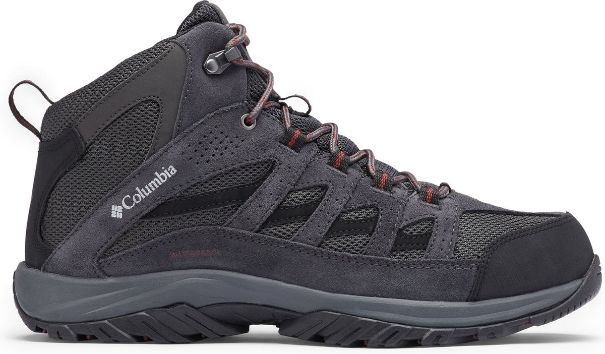 Columbia crestwood mid botas de montaña impermeables para hombre - gris