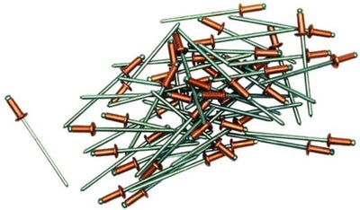 Gesipa 1433472 remache ciego estándar - cabeza redonda - abierto - todas las piezas - 3,0 x 12 mm (500 piezas)