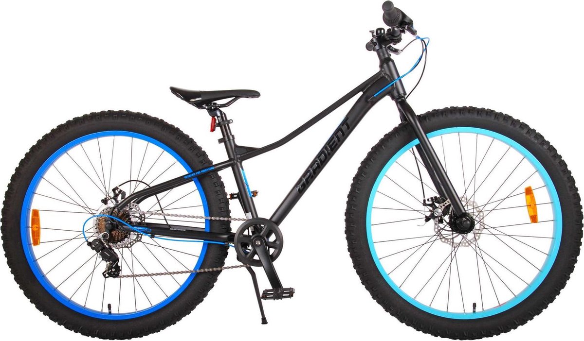 Volare Gradient Children's Bicycle - Boys - 26 Inch - Black Blue - 7 Speed ​​- Prime Collection