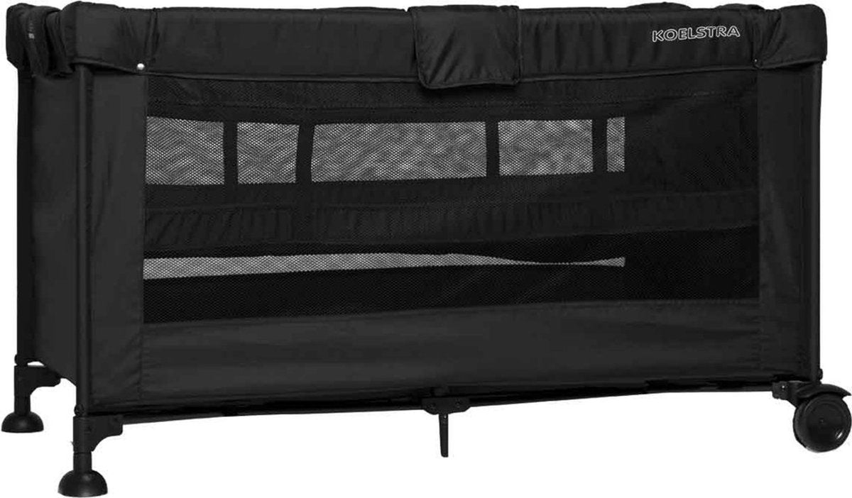 Letto da campeggio Koelstra da viaggio - con rialzo - nero